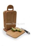 Natural Living Bamboo Set of 6 Cutting Boards