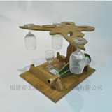 竹酒架 bamboo wine rack 