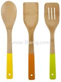 Eco-friendly Bamboo Colorful Essentials Bamboo Utensil Set
