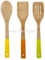 Eco-friendly Bamboo Colorful Essentials Bamboo Utensil Set