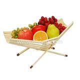 Fruit Basket Bowl Chef Collection Foldable Bamboo 100% Eco-Friendly Produce New