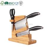 new design bamboo knife block for kitchenware bamboo product
