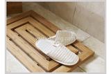 Non-slip Bamboo Bathroom accessories bath Floor Mat