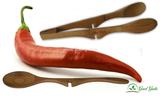 Salad Tongs Spoons Set Bamboo Utensils In a Poly Bag