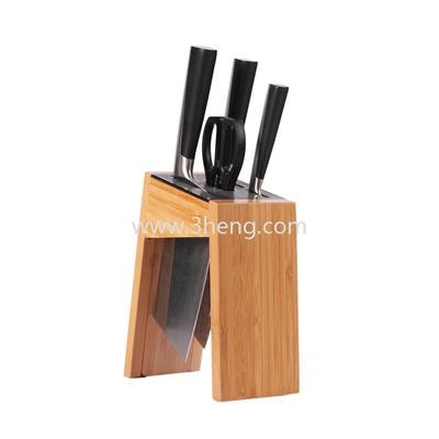 high quality bamboo knife holder for kitchenware bamboo product