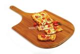 Eco-friendly Bamboo Pizza Cutting Board With Tapered-edge Paddle