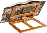 All Natural Bamboo Cookbook Holder With 4 Adjustment Settings