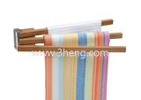 Hot Selling Housewares Wall-Mounted 3-Arm Bamboo Towel Bar