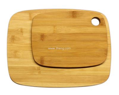 Bamboo Cutting Board Set - 2-Piece Meidium (11x8.5") and Small (8x6")