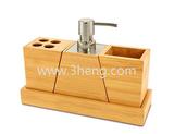 Elegant and Stylish Bamboo Bathroom Set