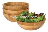 High Quality Bamboo Bowls, Set of 4