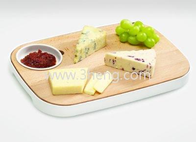 Slice and Serve Reversible Bamboo Bread and Cheese Board